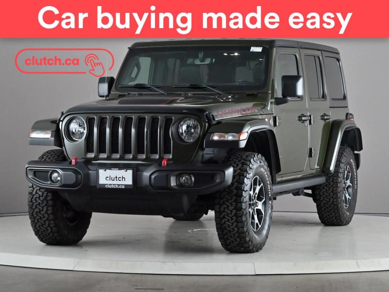 Used 2021 Jeep Wrangler Unlimited Rubicon 4X4 w/ Apple CarPlay, Cruise Control, Rearview Cam for sale in Toronto, ON