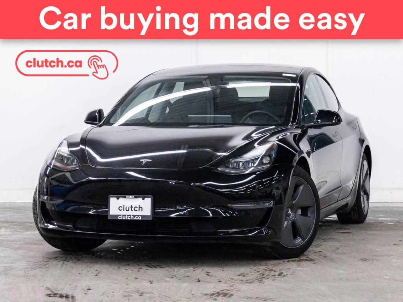 Used 2022 Tesla Model 3 Standard Range Plus w/ Heated Front Seats, Bluetooth, Rearview Cam for sale in Toronto, ON