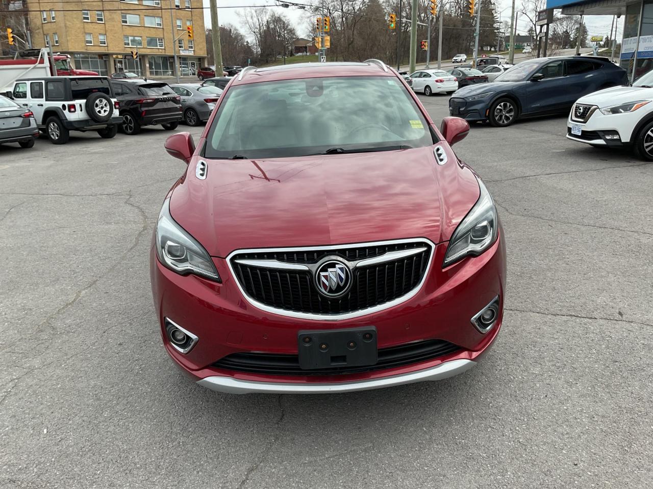 Used 2019 Buick Envision Premium I LOW MILEAGE!!!!  SUNROOF. HEATED SEATS. LEATHER. NAV. BACKUP CAM. BLUETOOTH. A/C. CRUISE. PWR GROUP. for sale in Kingston, ON