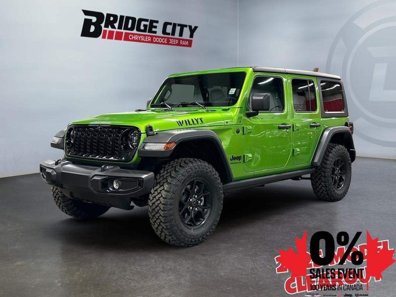 New 2025 Jeep Wrangler Sport - Mobile Hotspot -  Proximity Key for sale in Lethbridge, AB