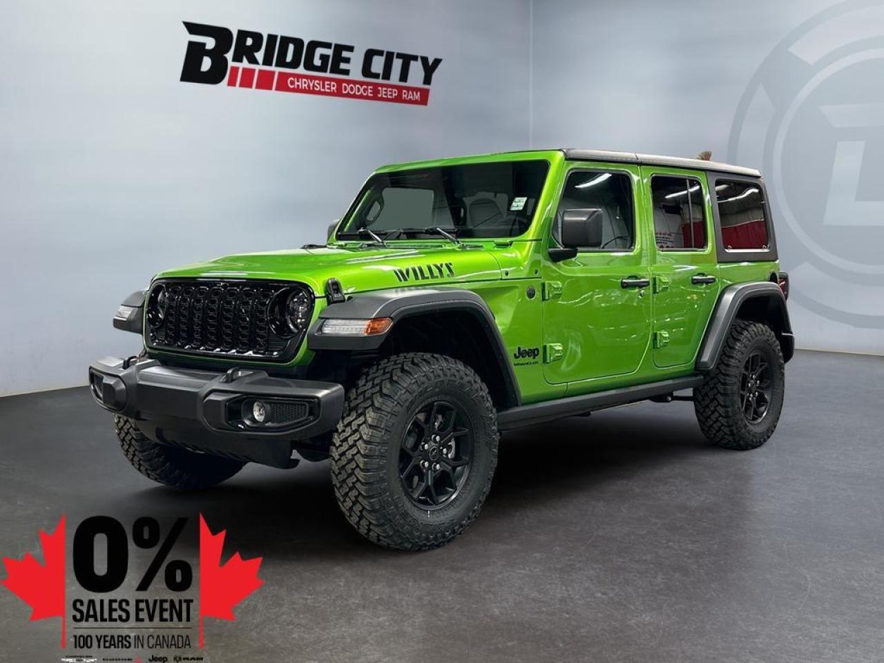 New 2025 Jeep Wrangler Sport - Mobile Hotspot -  Proximity Key for sale in Lethbridge, AB