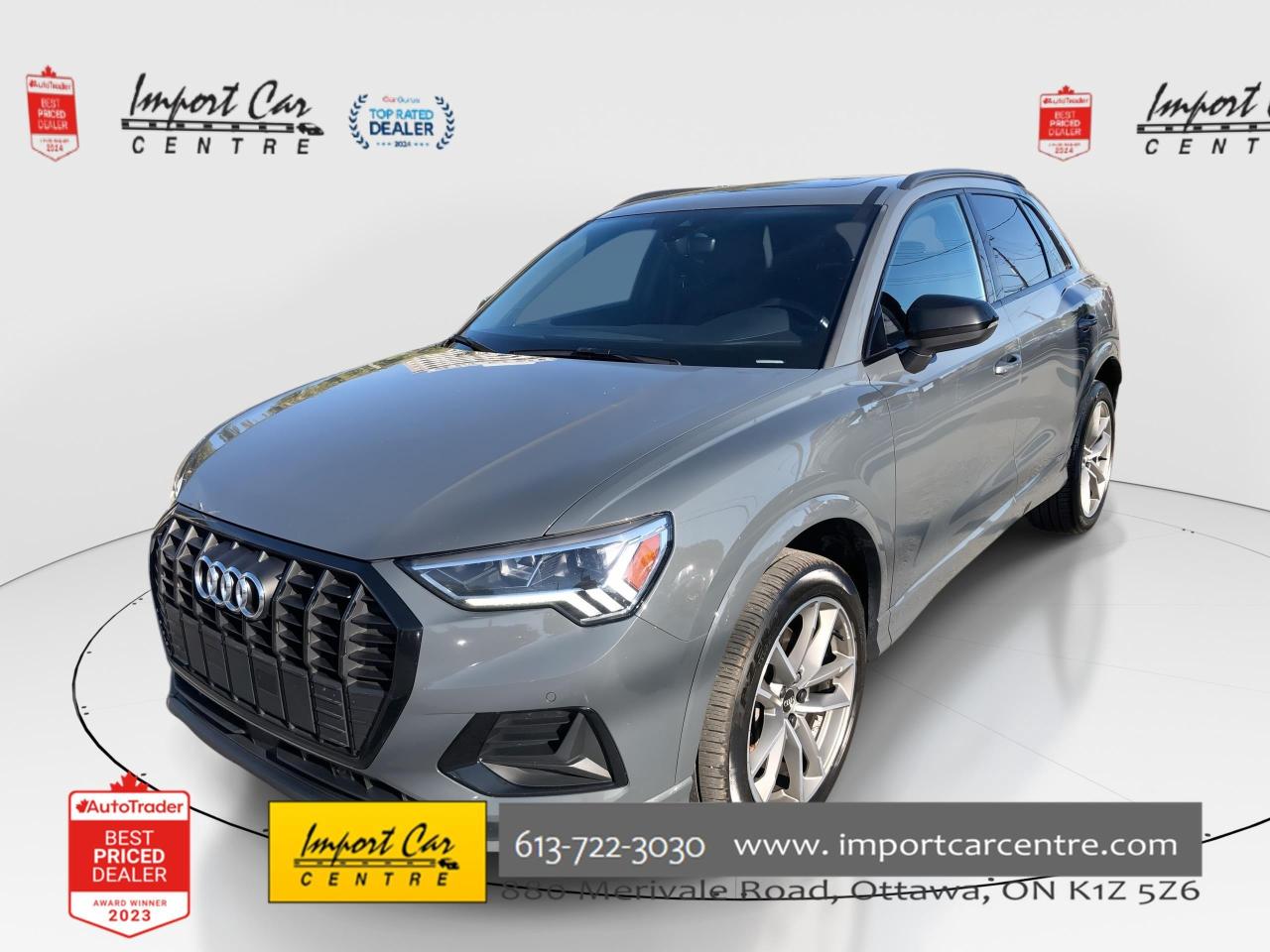 Used 2021 Audi Q3 45 Komfort VORSPRUNG EDITION, LEATHER, PANO.ROOF, for sale in Ottawa, ON