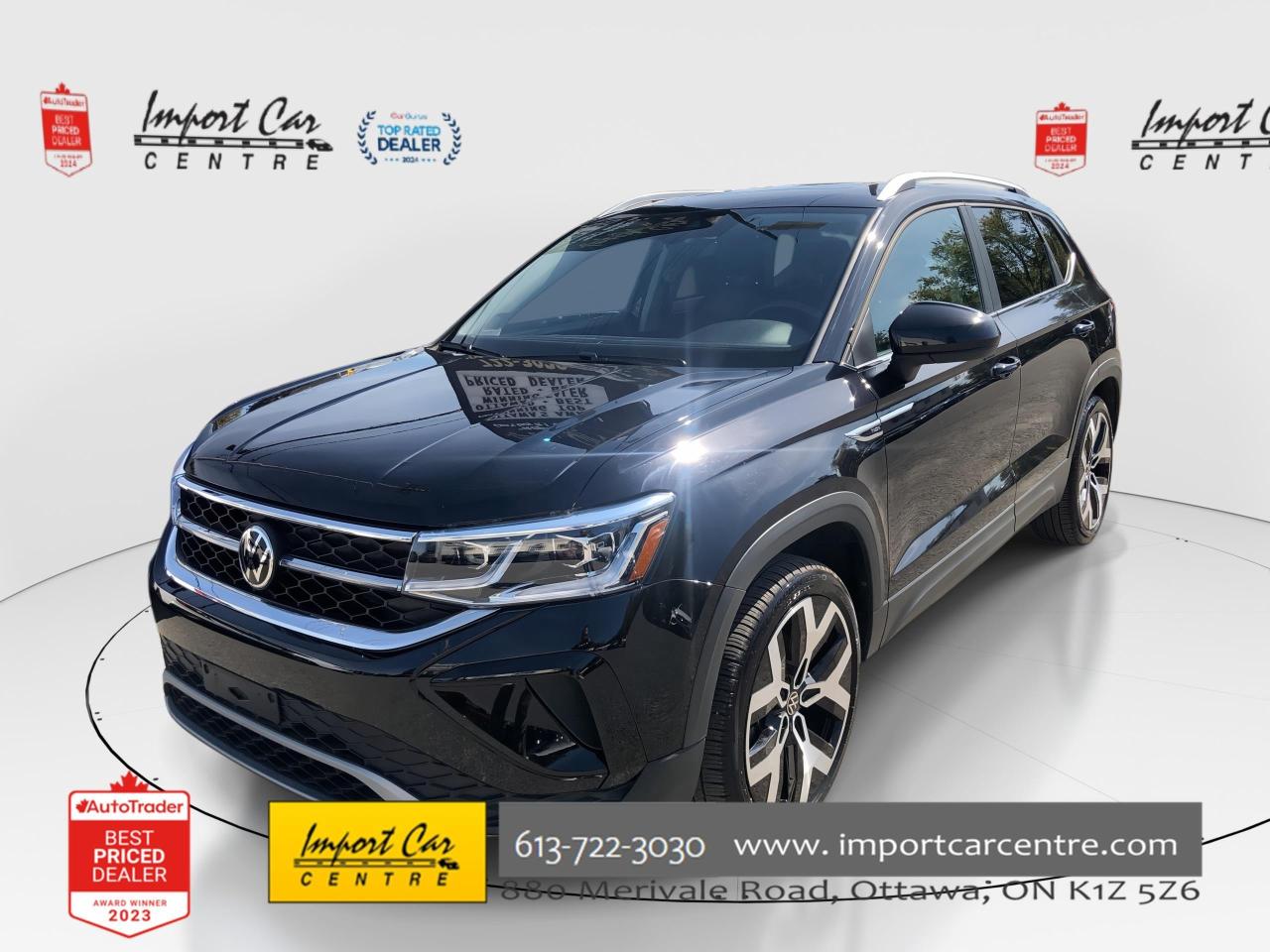 Used 2022 Volkswagen Taos Highline HIGHLINE, DRIVER'S ASSISTANCE & 19 ALLOY for sale in Ottawa, ON