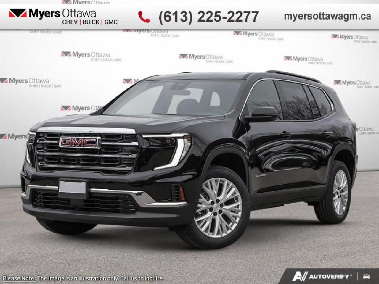 New 2026 GMC Acadia Elevation  BLACK OUT EDITION, SUNROOF, PREMIUM PACKAGE for sale in Ottawa, ON
