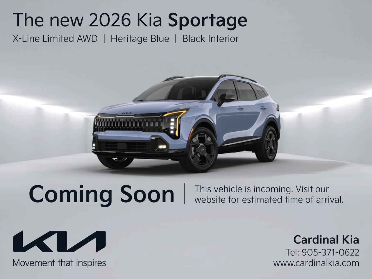 New 2026 Kia Sportage X-Line Limited AWD w-Black Interior for sale in Niagara Falls, ON