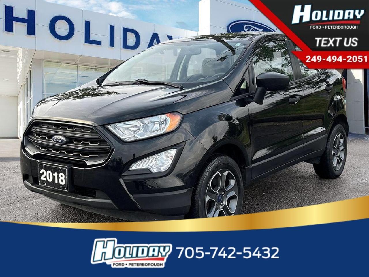 Used 2018 Ford EcoSport S for sale in Peterborough, ON