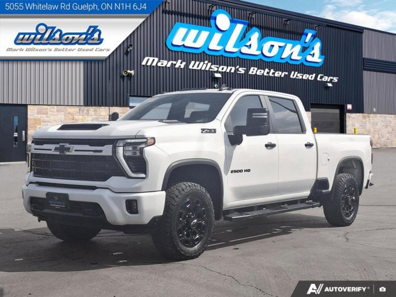 Used 2024 Chevrolet Silverado 2500 HD LT Crew 4WD | Duramax Diesel | Z71 | Max Trailer Pkg | Leather | Sunroof | 360 Camera | and More ! for sale in Guelph, ON