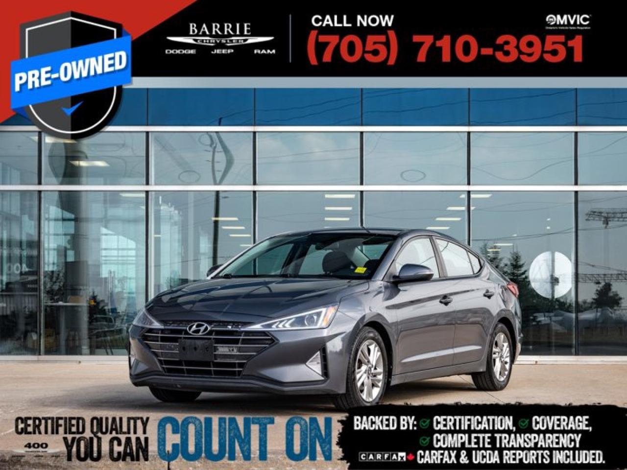 Used 2019 Hyundai Elantra Preferred for sale in Barrie, ON