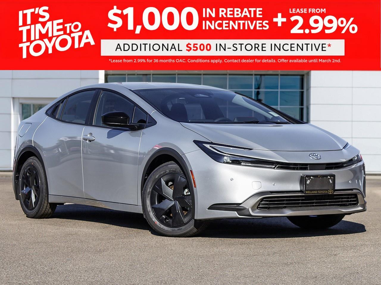 2026 Toyota Prius Plug-In Hybrid SE $1000 REBATE NOT APPLIED TO PRICE! Photo