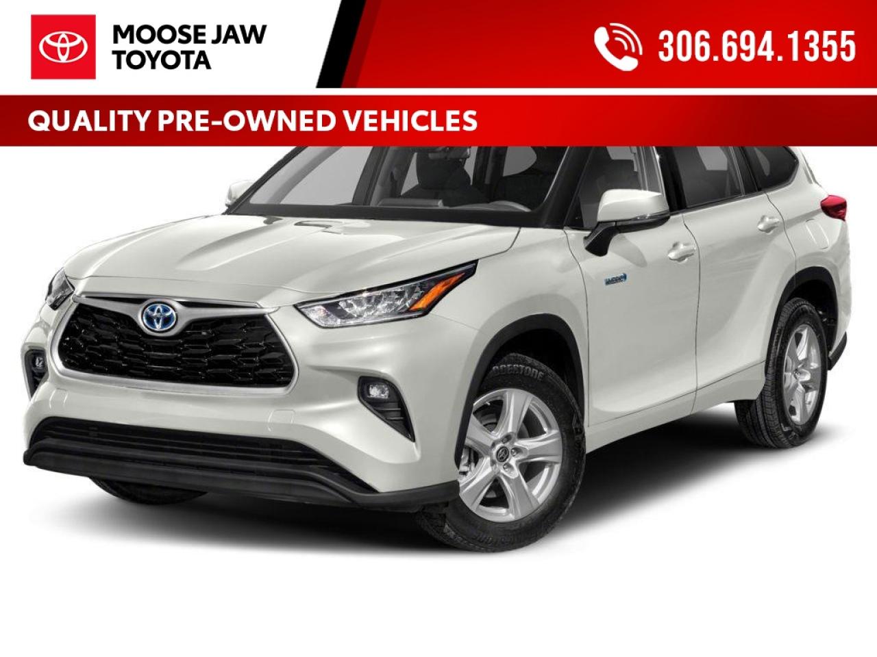 Used 2021 Toyota Highlander HYBRID XLE for sale in Moose Jaw, SK