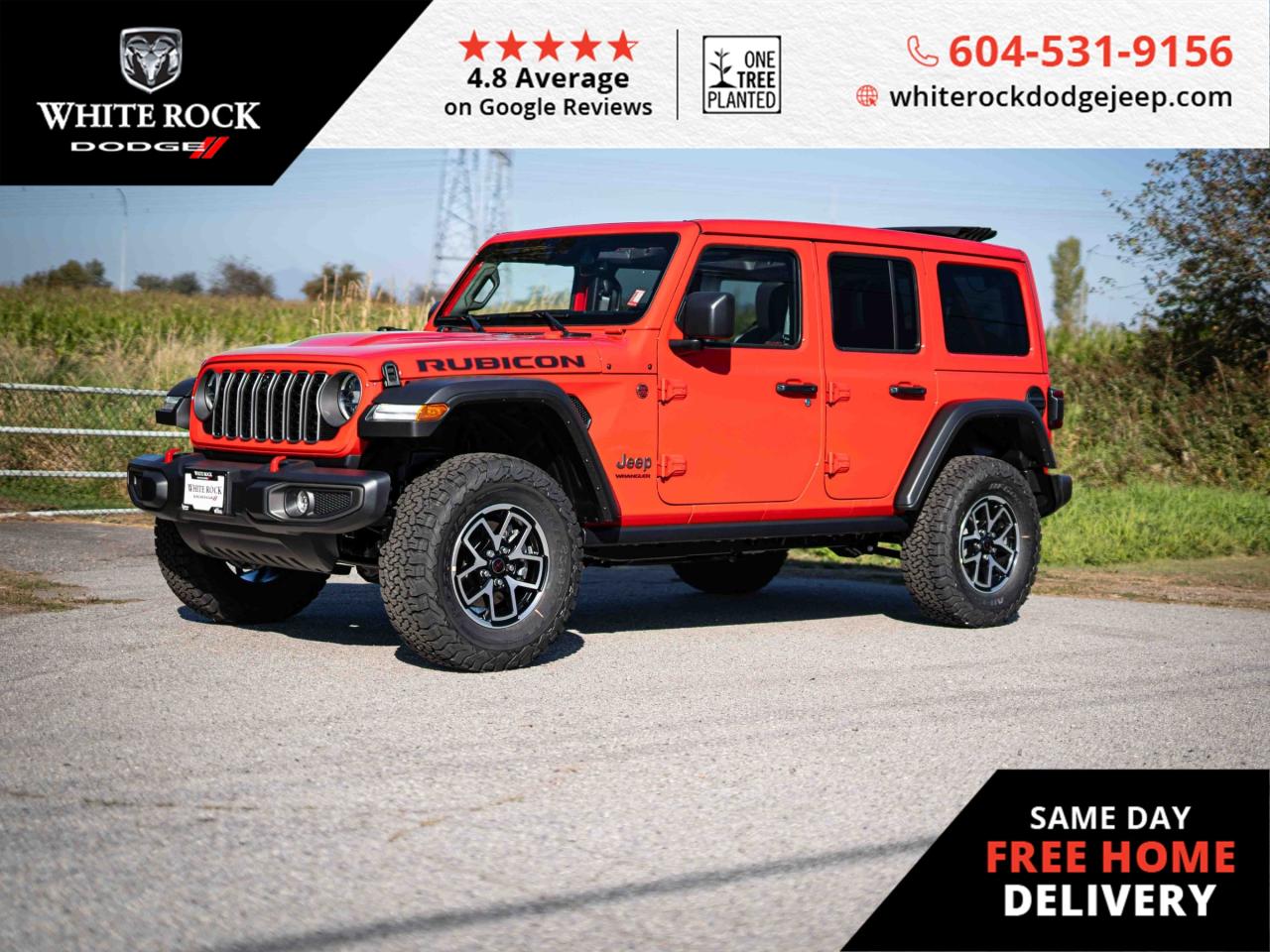 New 2025 Jeep Wrangler RUBICON for sale in Surrey, BC