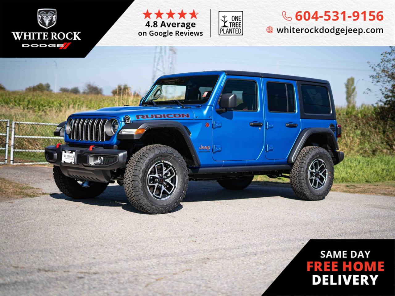 New 2025 Jeep Wrangler RUBICON for sale in Surrey, BC