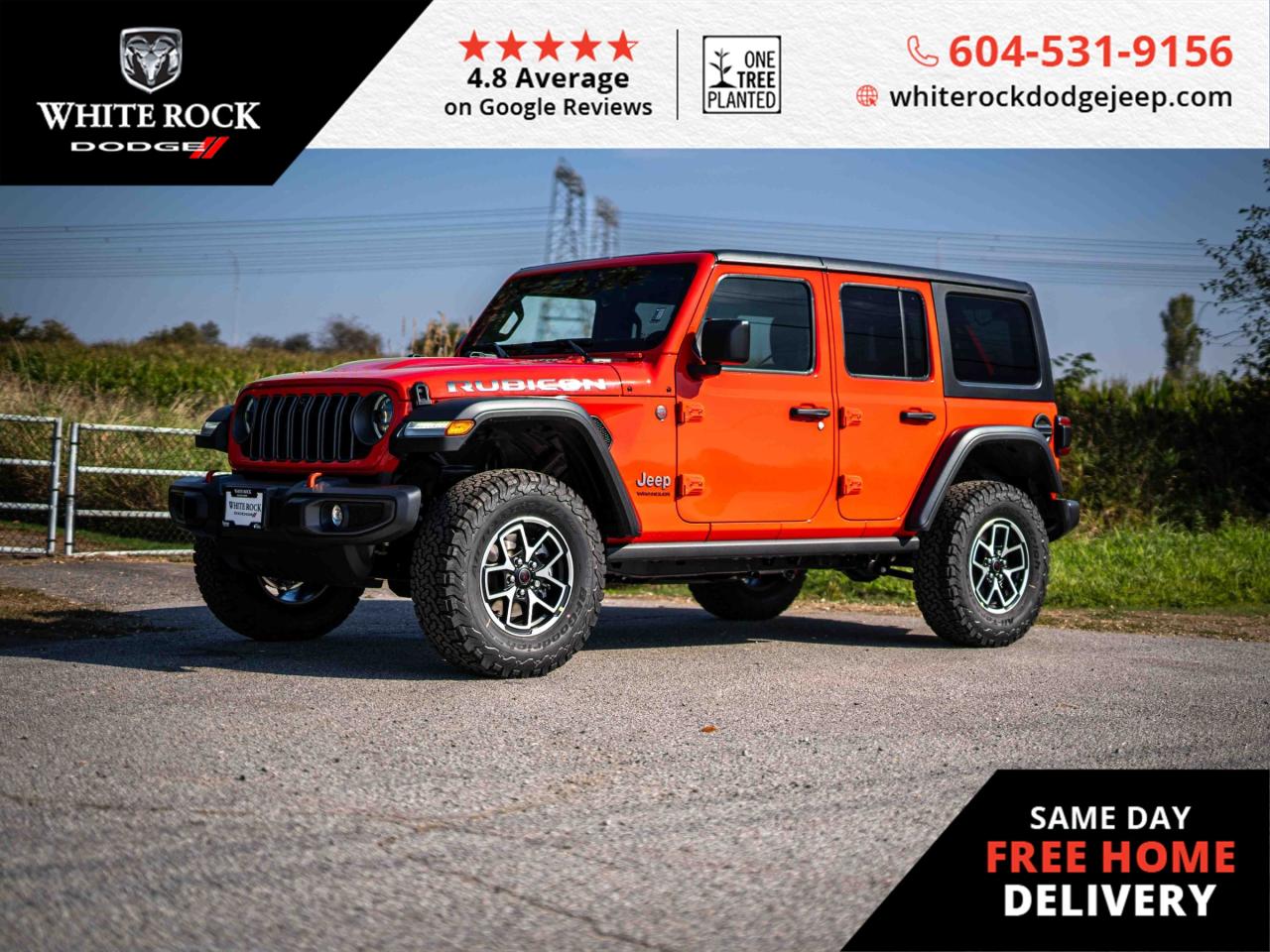 New 2025 Jeep Wrangler RUBICON for sale in Surrey, BC