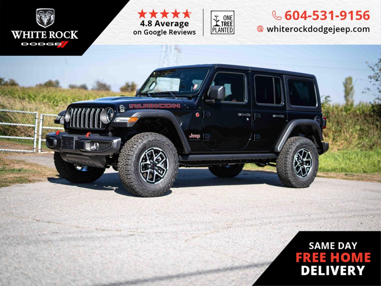 New 2025 Jeep Wrangler RUBICON for sale in Surrey, BC