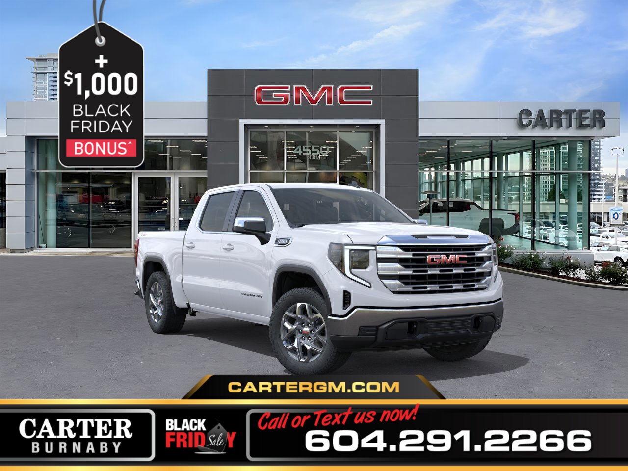 New 2026 GMC Sierra 1500 SLE 4WD | X31 OFF-ROAD PKG/TRAILERING PKG for sale in Burnaby, BC