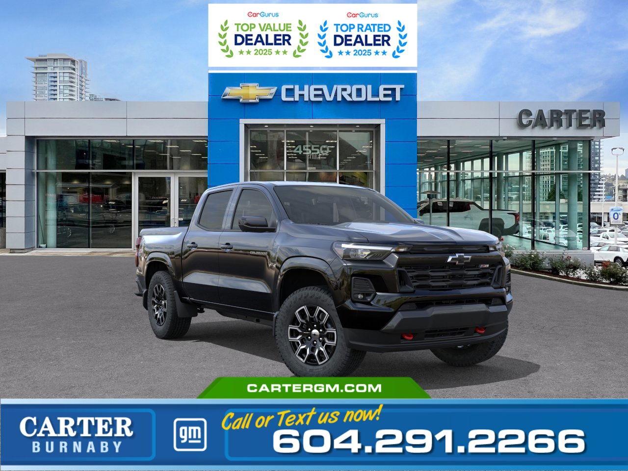 New 2026 Chevrolet Colorado 4WD Z71 | 310 HP TURBOMAX ENGINE/ADV TRAILERING for sale in Burnaby, BC