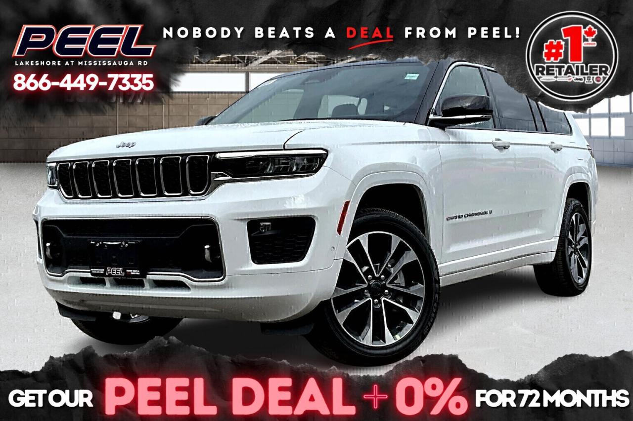 New 2025 Jeep Grand Cherokee L OVERLAND | Lux Tech 4 | Tow Pkg | 19-Speakers for sale in Mississauga, ON