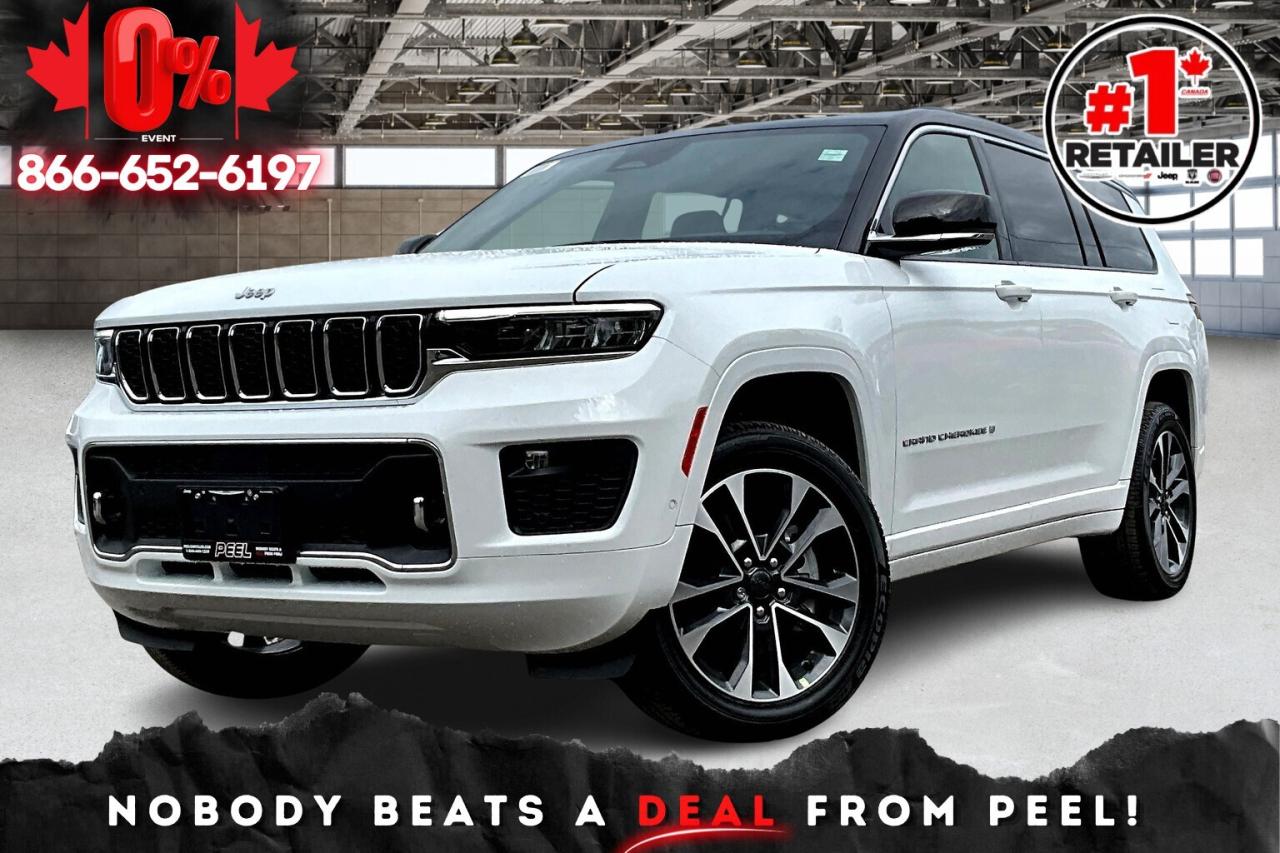 New 2025 Jeep Grand Cherokee L OVERLAND | Pano Roof | Nappa Leather | Air Susp for sale in Mississauga, ON