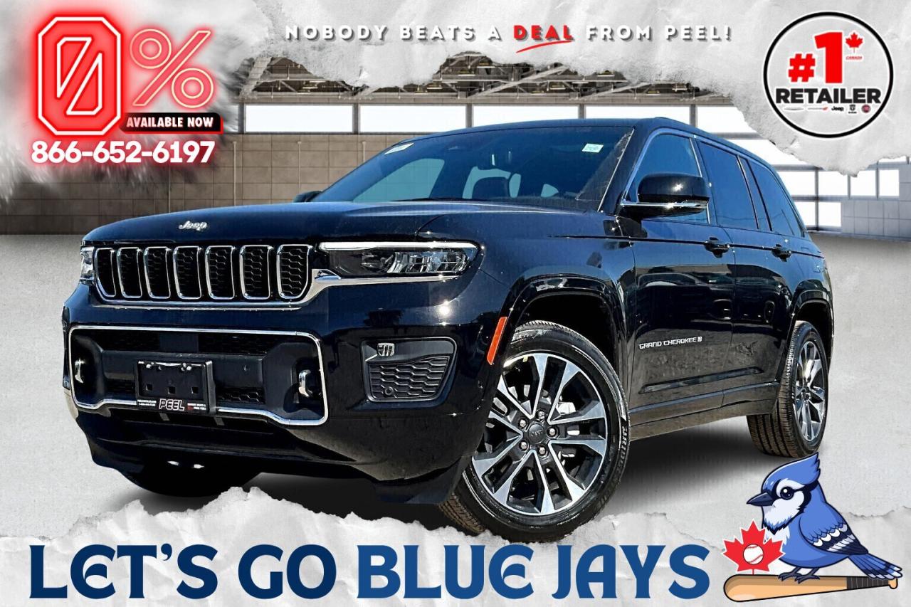 New 2025 Jeep Grand Cherokee OVERLAND | Adv ProTech 3 | Lux Tech 4 | Pano Roof for sale in Mississauga, ON