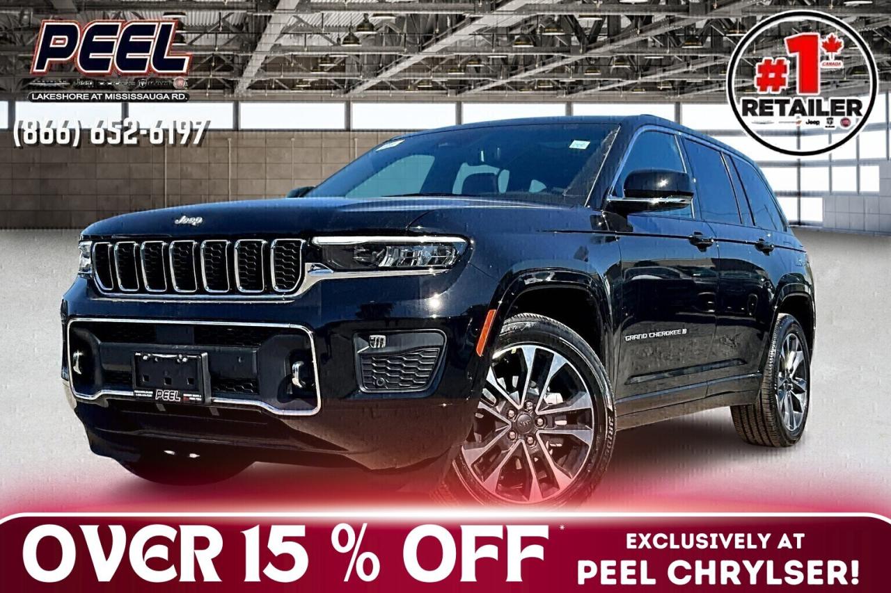 New 2025 Jeep Grand Cherokee OVERLAND | Adv ProTech 3 | Lux Tech 4 | Pano Roof for sale in Mississauga, ON