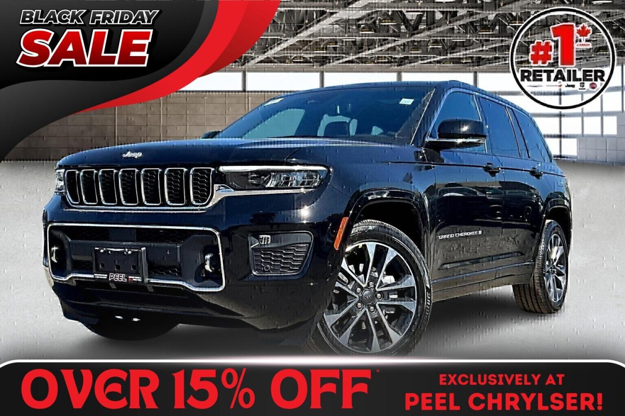 New 2025 Jeep Grand Cherokee OVERLAND | Adv ProTech 3 | Lux Tech 4 | Pano Roof for sale in Mississauga, ON