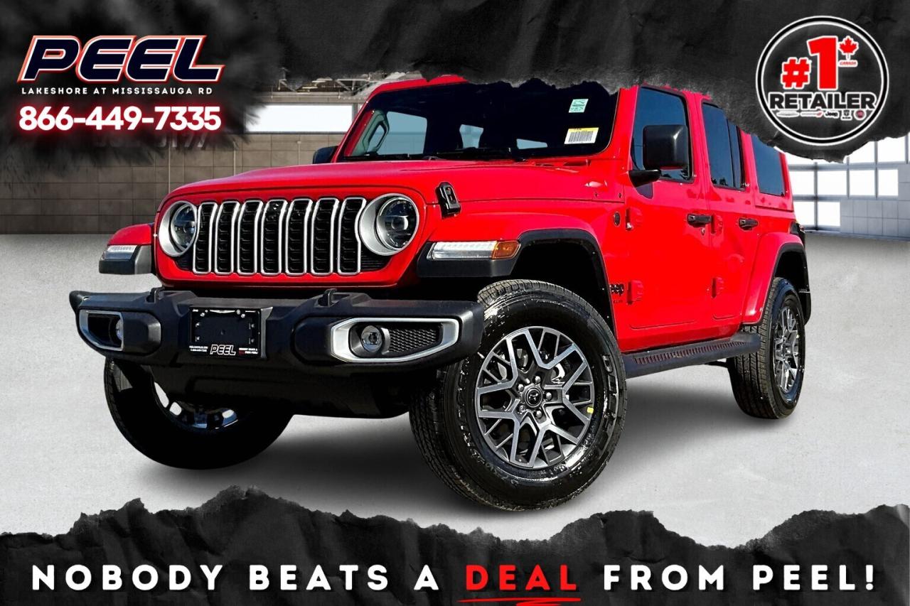 New 2026 Jeep Wrangler SAHARA 4DR | Leather | Painted Hardtop | Nav for sale in Mississauga, ON