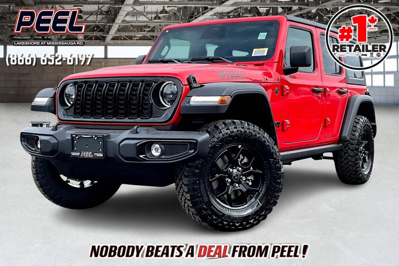 New 2026 Jeep Wrangler Willys 4 Door 4x4 for sale in Mississauga, ON