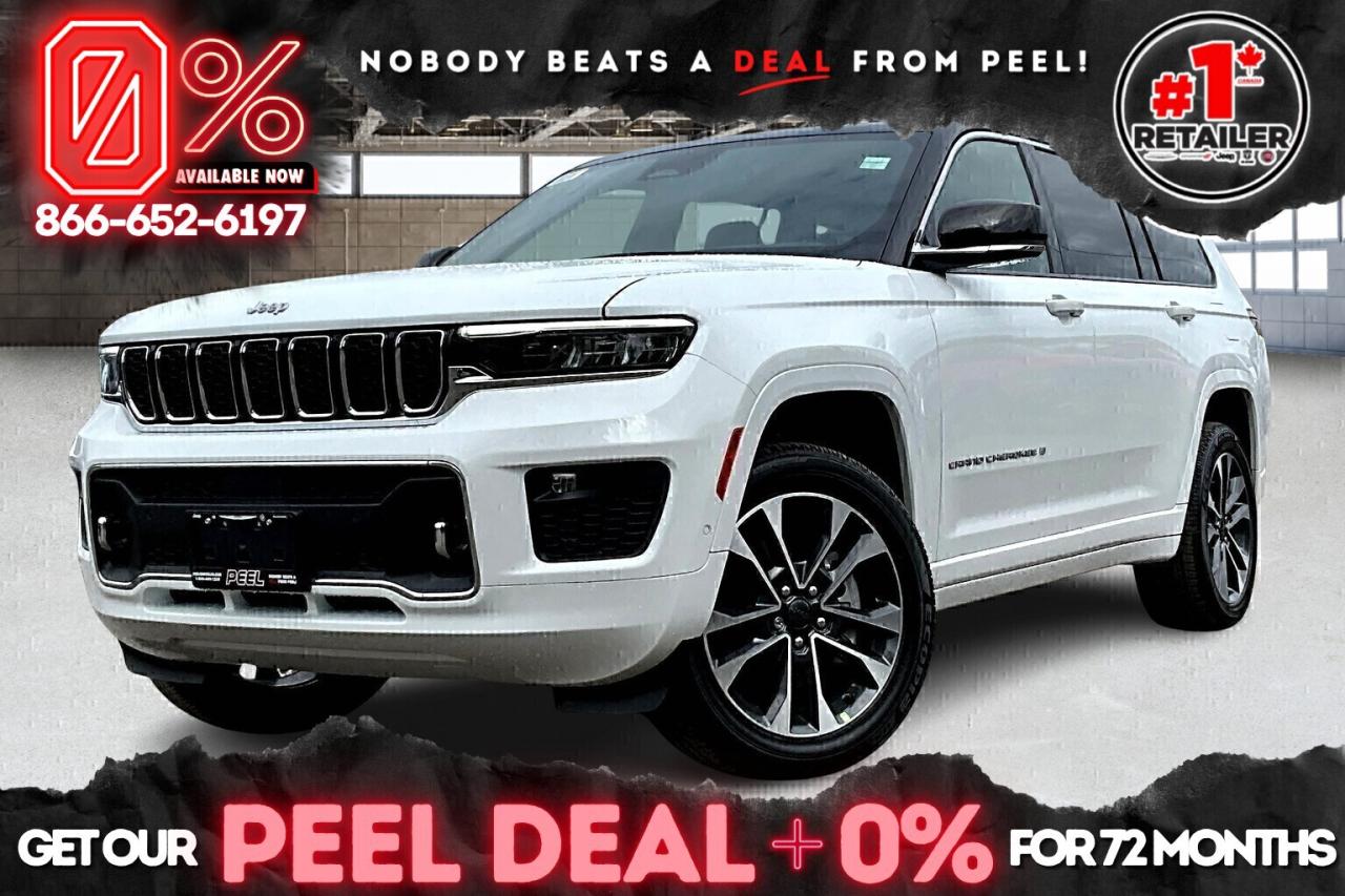 New 2025 Jeep Grand Cherokee L OVERLAND | Pano Roof | Nappa Leather | 7-PASSENGER for sale in Mississauga, ON