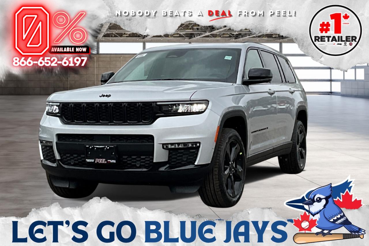 New 2025 Jeep Grand Cherokee L LIMITED | Black App Pkg | Pano Roof | LuxTech 2 for sale in Mississauga, ON
