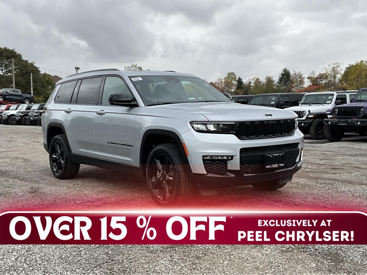 New 2025 Jeep Grand Cherokee L LIMITED | Black App Pkg | Pano Roof | LuxTech 2 for sale in Mississauga, ON