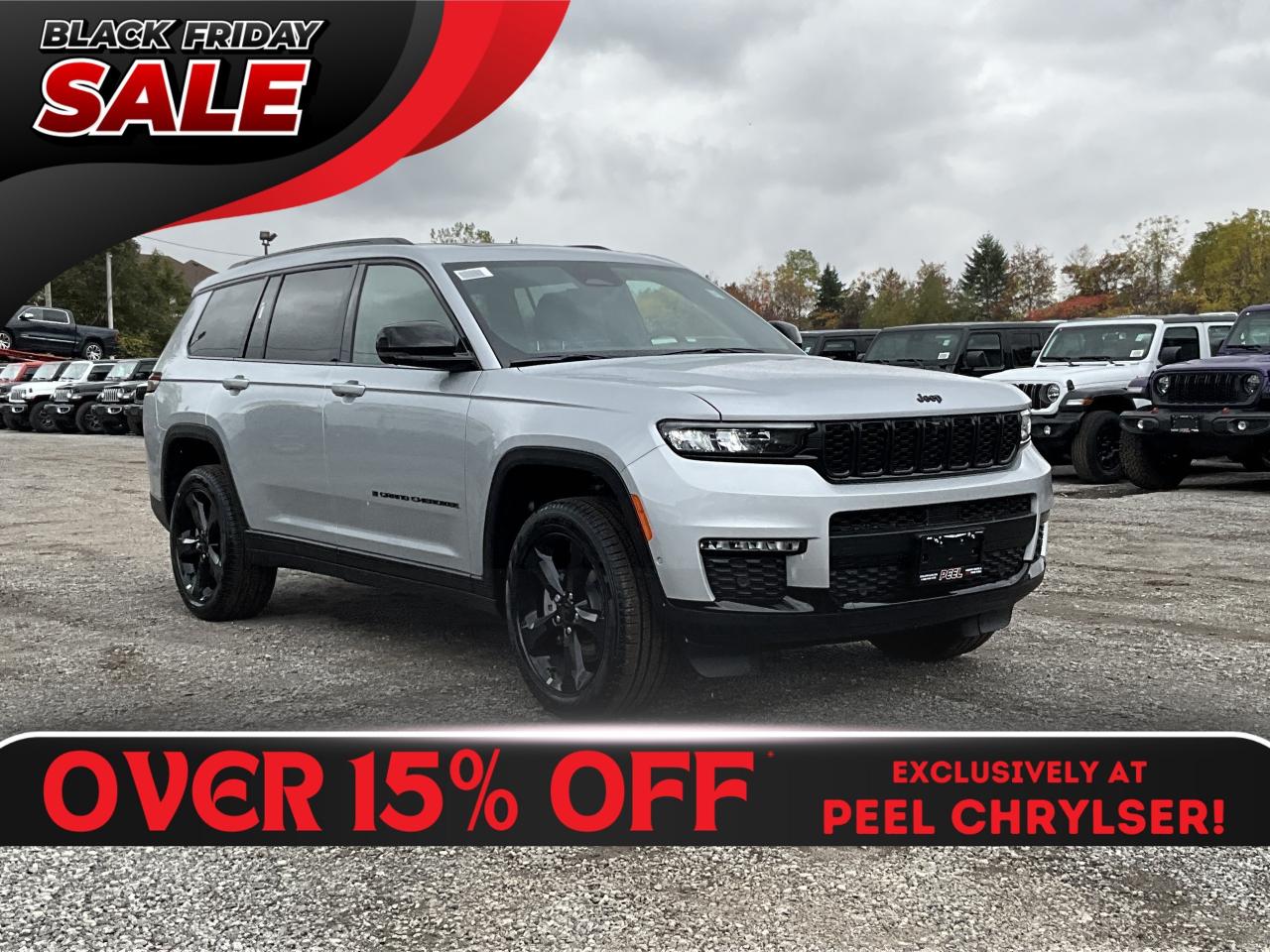 2025 Jeep Grand Cherokee L LIMITED | Black App Pkg | Pano Roof | LuxTech 2 Photo0