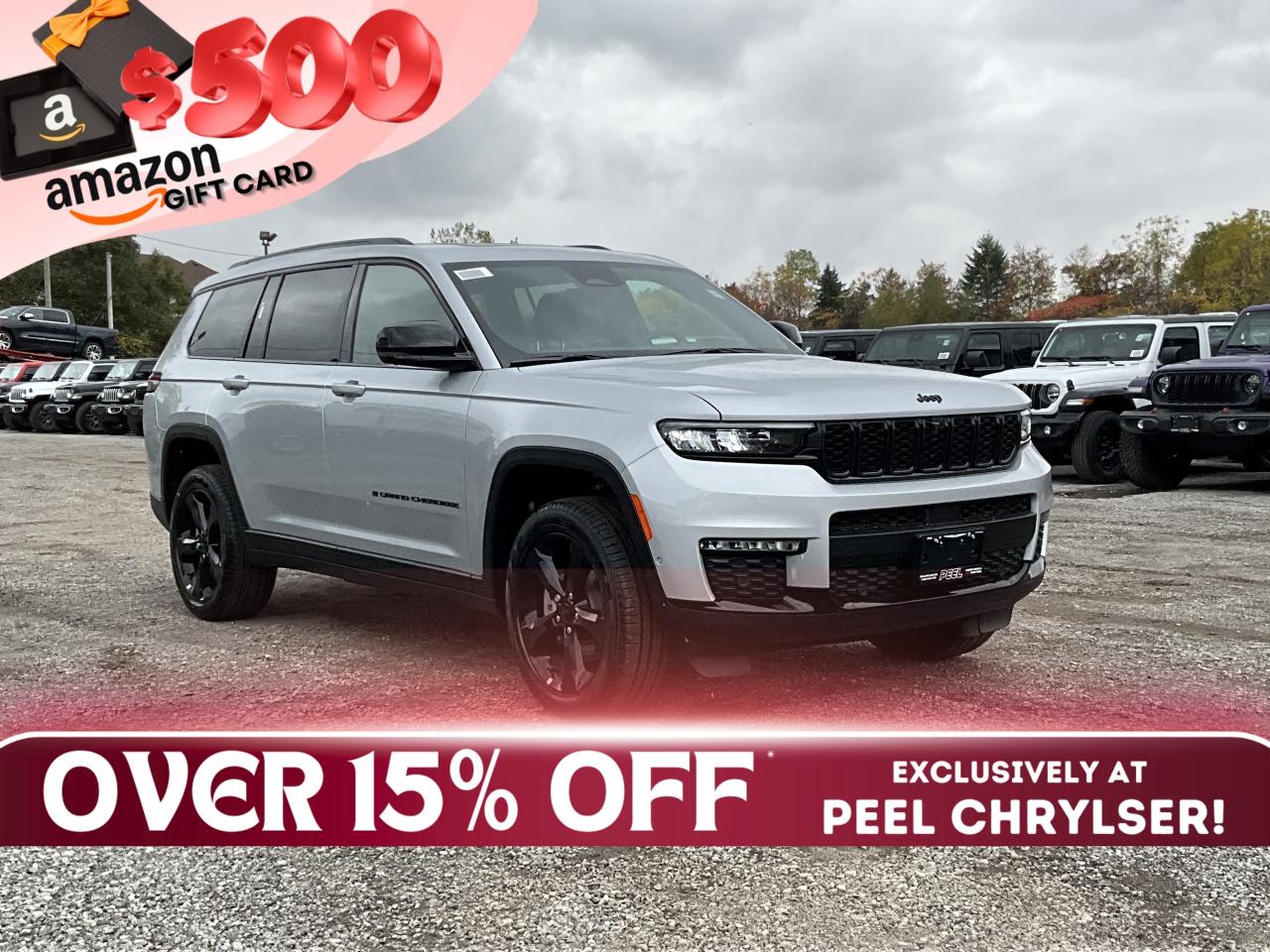 2025 Jeep Grand Cherokee L LIMITED | Black App Pkg | Pano Roof | LuxTech 2 Photo0