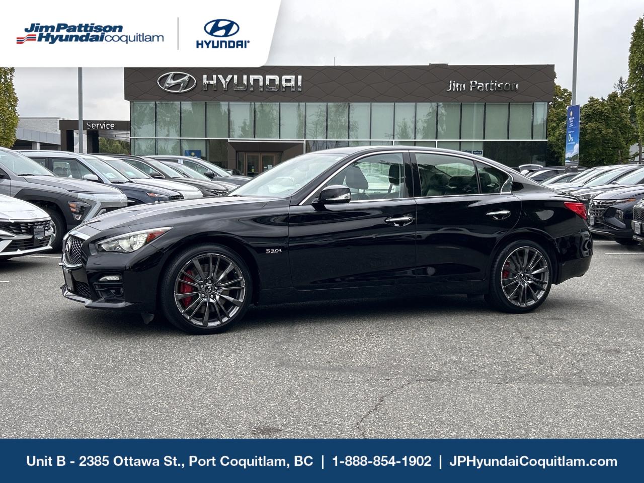 Used 2017 Infiniti Q50 4dr Sdn 3.0t Red Sport 400 for sale in Port Coquitlam, BC