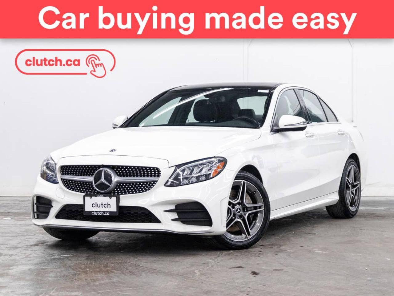 Used 2020 Mercedes-Benz C-Class C 300 4Matic AWD w/ Apple CarPlay & Android Auto, Sunroof, Nav for sale in Toronto, ON