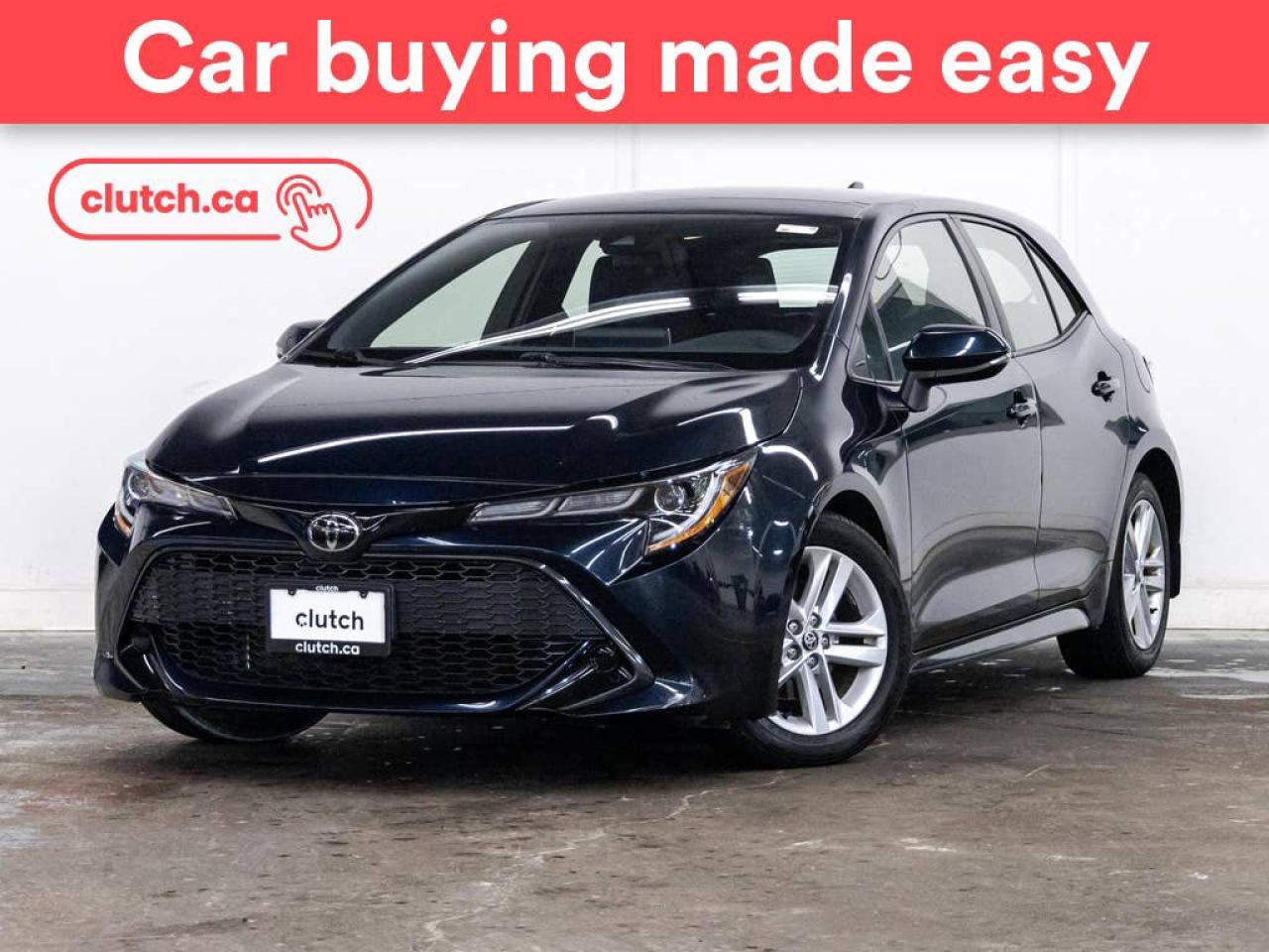Used 2019 Toyota Corolla Hatchback S w/ SE Pkg w/ Apple CarPlay, Heated Front Seats, Rearview Cam for sale in Toronto, ON