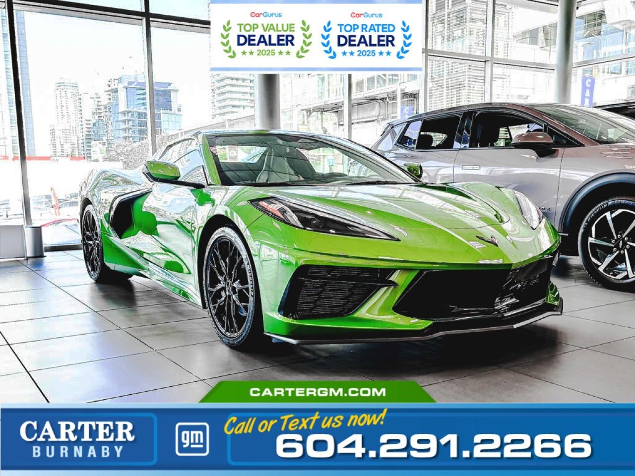 New 2026 Chevrolet Corvette 1LT RWD | 490 HP ENGINE/LEATHER INT/BOSE PREMIUM for sale in Burnaby, BC