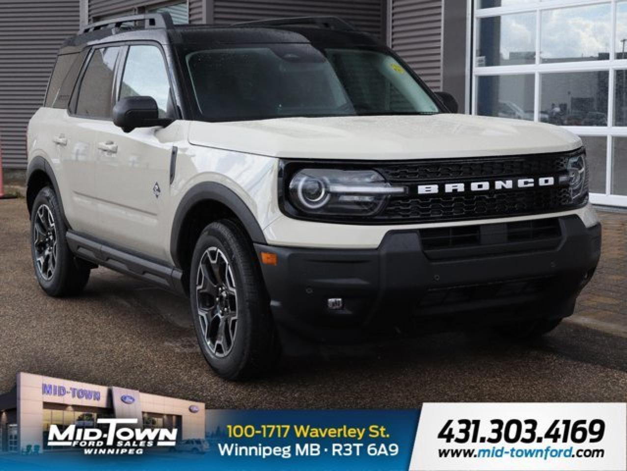New 2025 Ford Bronco Sport Outer Banks | Remote Start | Power Moonroof for sale in Winnipeg, MB