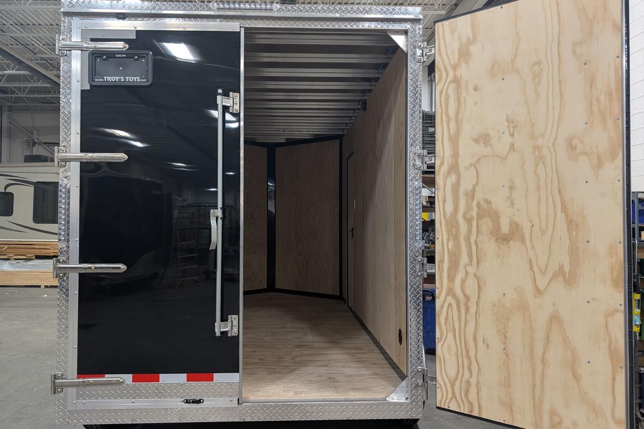 2025 Canadian Trailer Company 7x14 V Nose Cargo Trailer Aluminum Tandem Axle Photo2