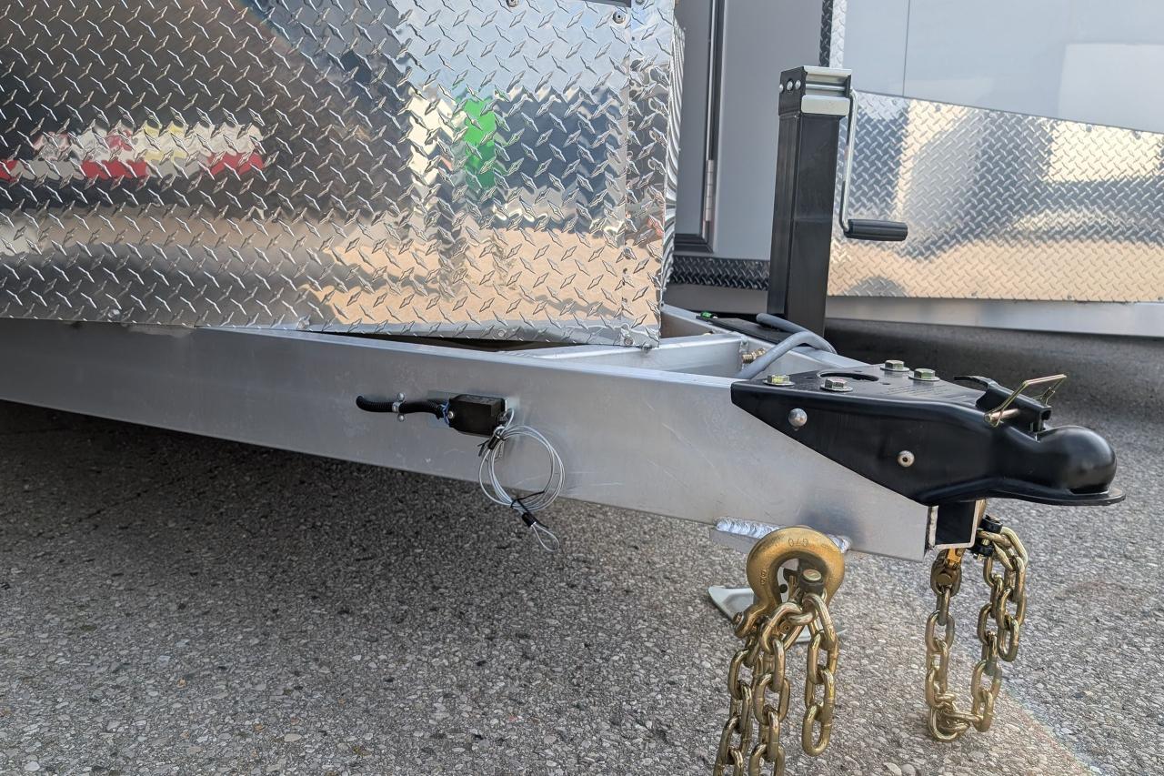 2025 Canadian Trailer Company 7x14 V Nose Cargo Trailer Aluminum Tandem Axle Photo10