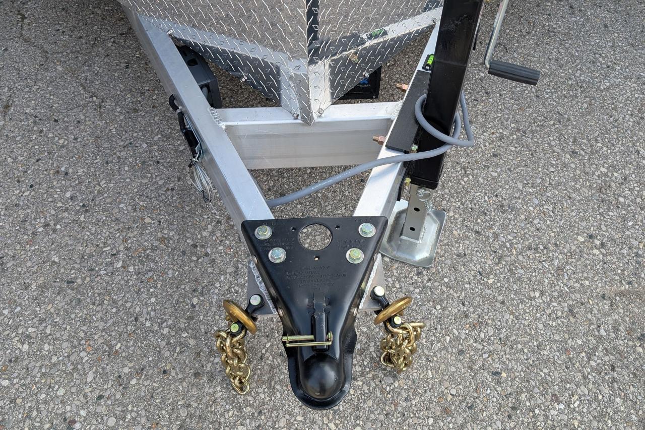 2025 Canadian Trailer Company 7x14 V Nose Cargo Trailer Aluminum Tandem Axle Photo11