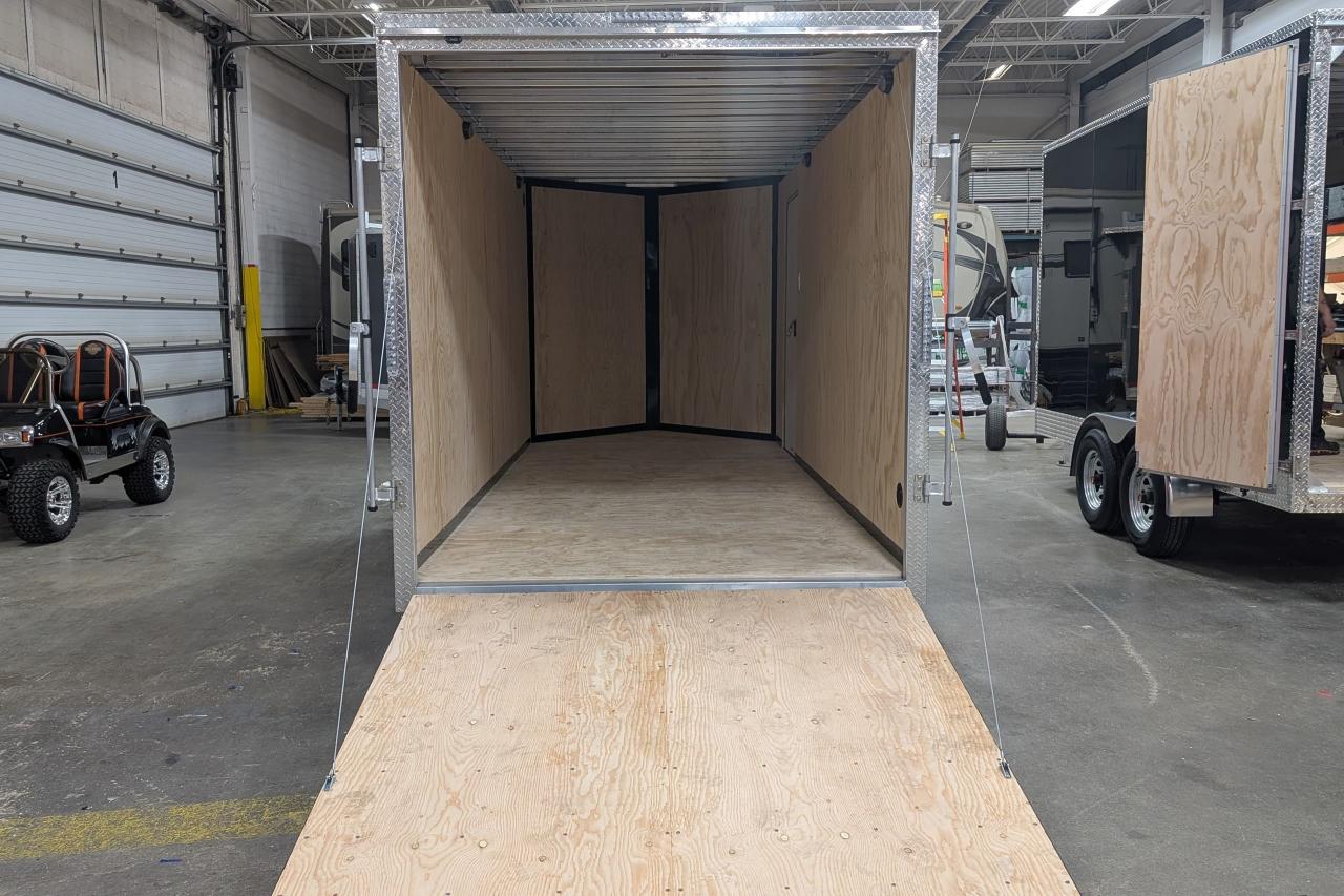 2025 Canadian Trailer Company 7x14 V Nose Cargo Trailer Aluminum Tandem Axle Photo4