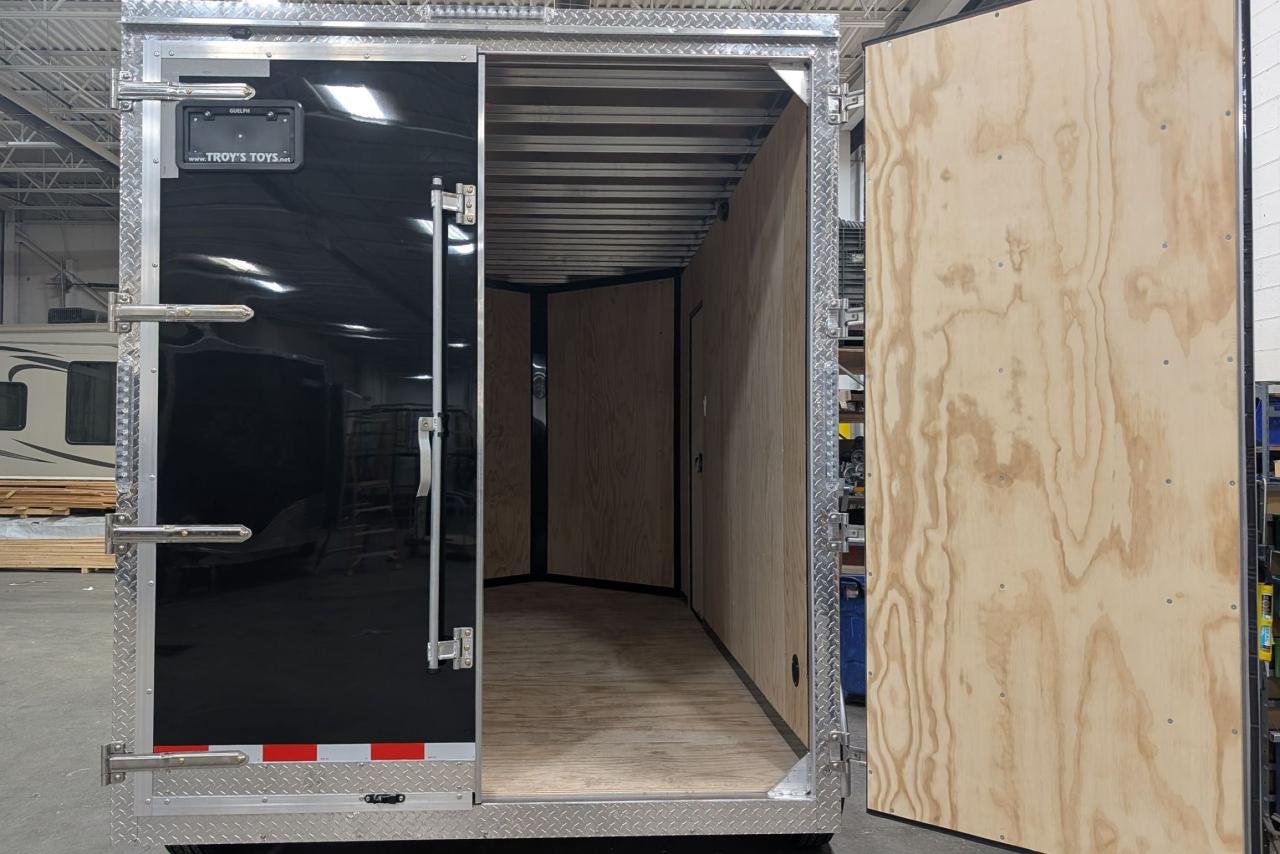 2025 Canadian Trailer Company 7x14 V Nose Cargo Trailer Aluminum Tandem Axle