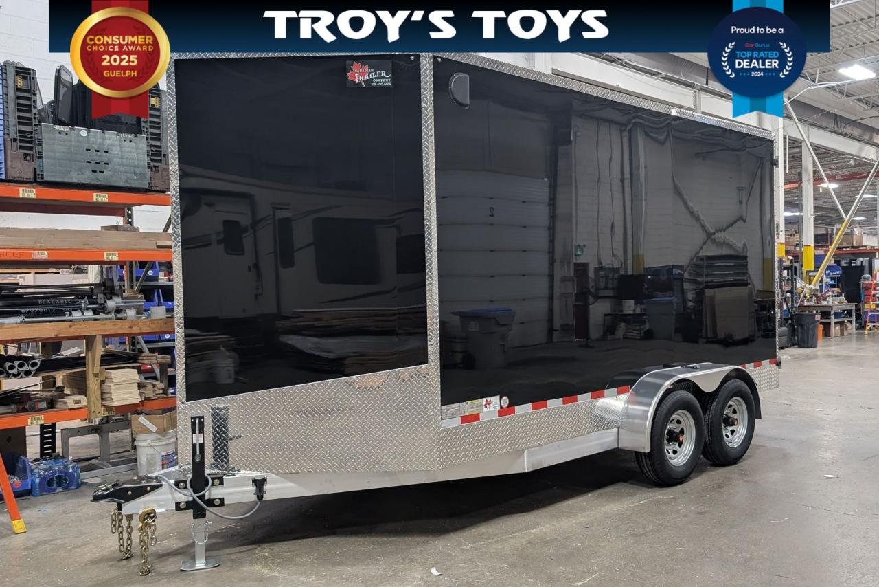 2025 Canadian Trailer Company 7x14 V Nose Cargo Trailer Aluminum Tandem Axle