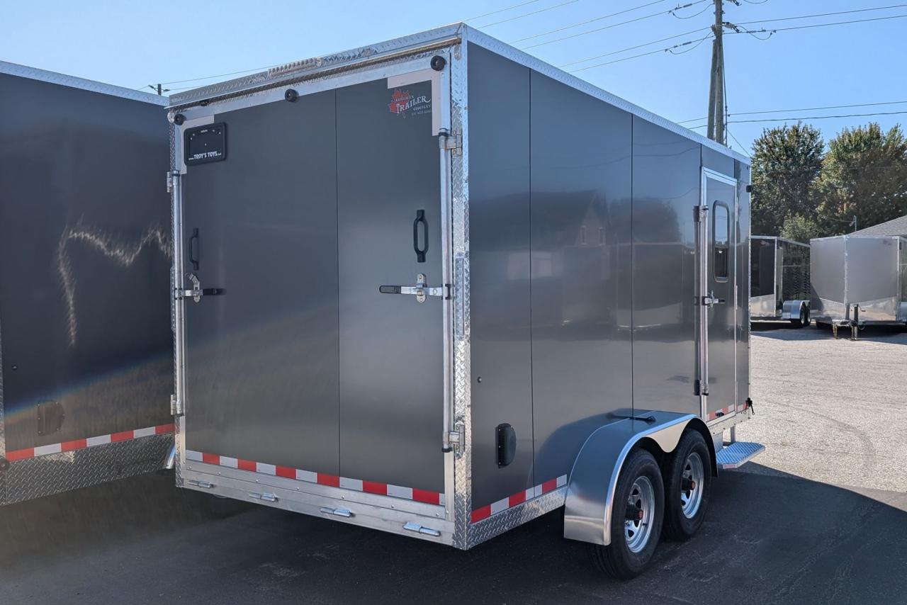 2025 Canadian Trailer Company 7x14 V Nose Cargo Trailer Aluminum Tandem Axle