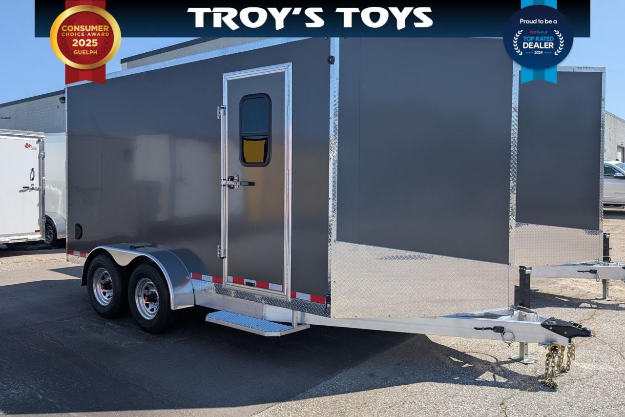 2025 Canadian Trailer Company 7x14 V Nose Cargo Trailer Aluminum Tandem Axle