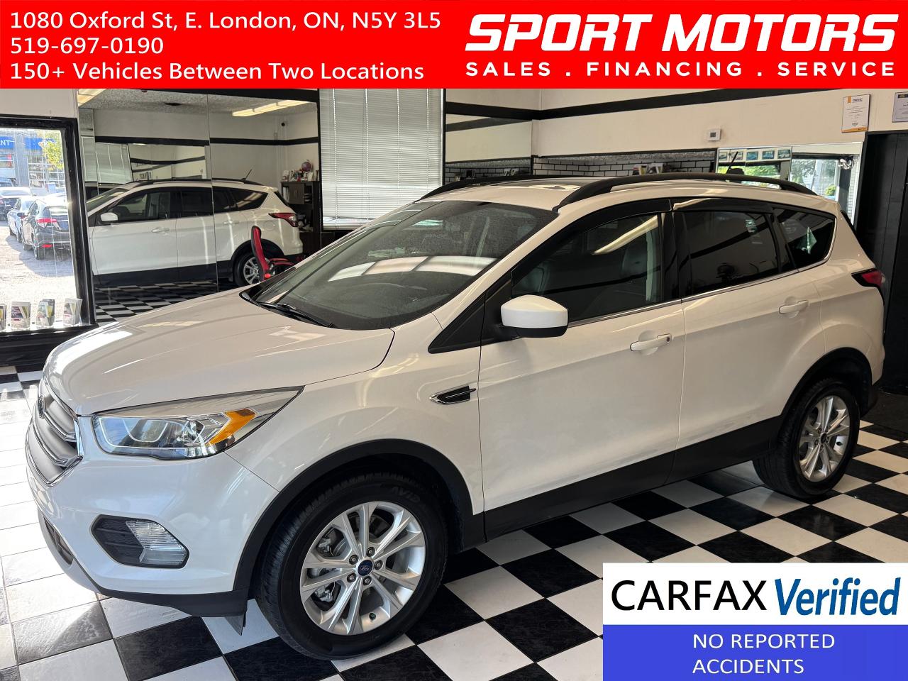 Used 2018 Ford Escape SEL 4WD+Leather+Roof+ApplePlay+GPS+CLEAN CARFAX for sale in London, ON