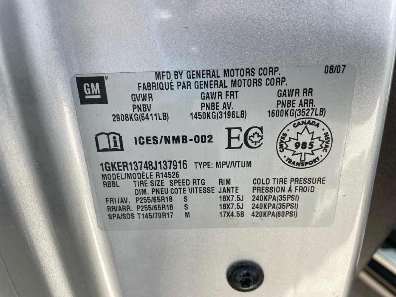 2008 GMC Acadia SLE - Photo #13
