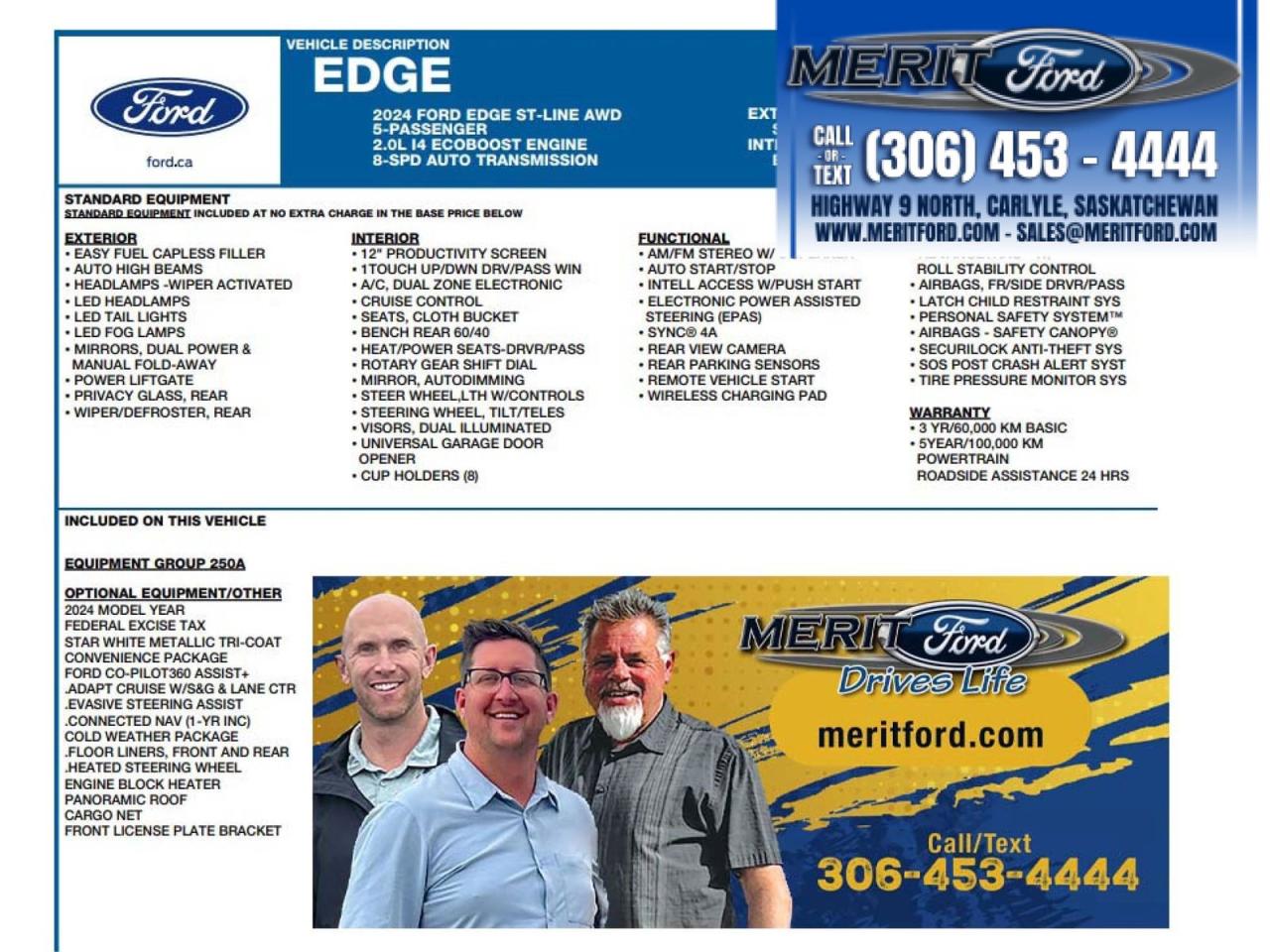2024 Ford Edge ST Line Photo
