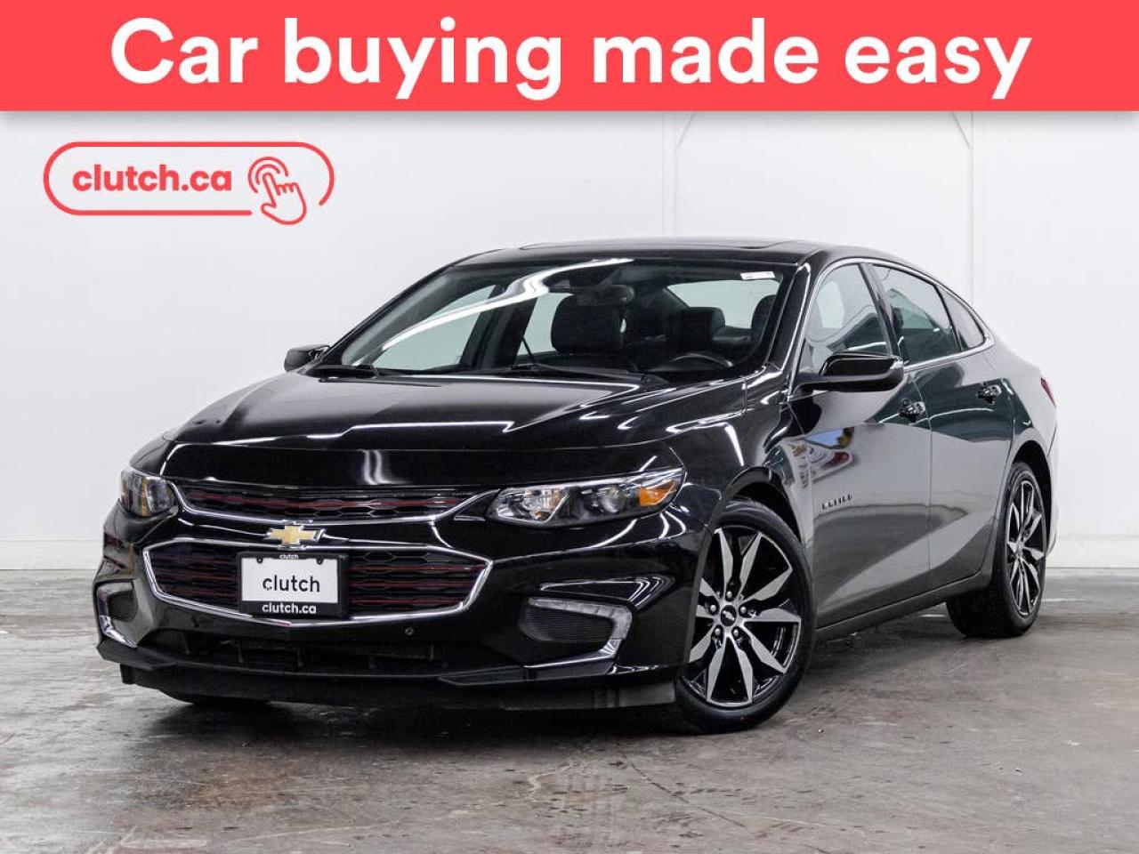 Used 2018 Chevrolet Malibu LT w/ True North Edition Pkg w/ Apple CarPlay & Android Auto, Sunroof, Nav for sale in Toronto, ON