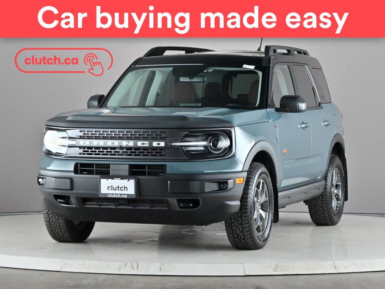 Used 2023 Ford Bronco Sport Badlands 4x4 w/ Apple CarPlay, Heated Front Seats, Rearview Cam for sale in Toronto, ON